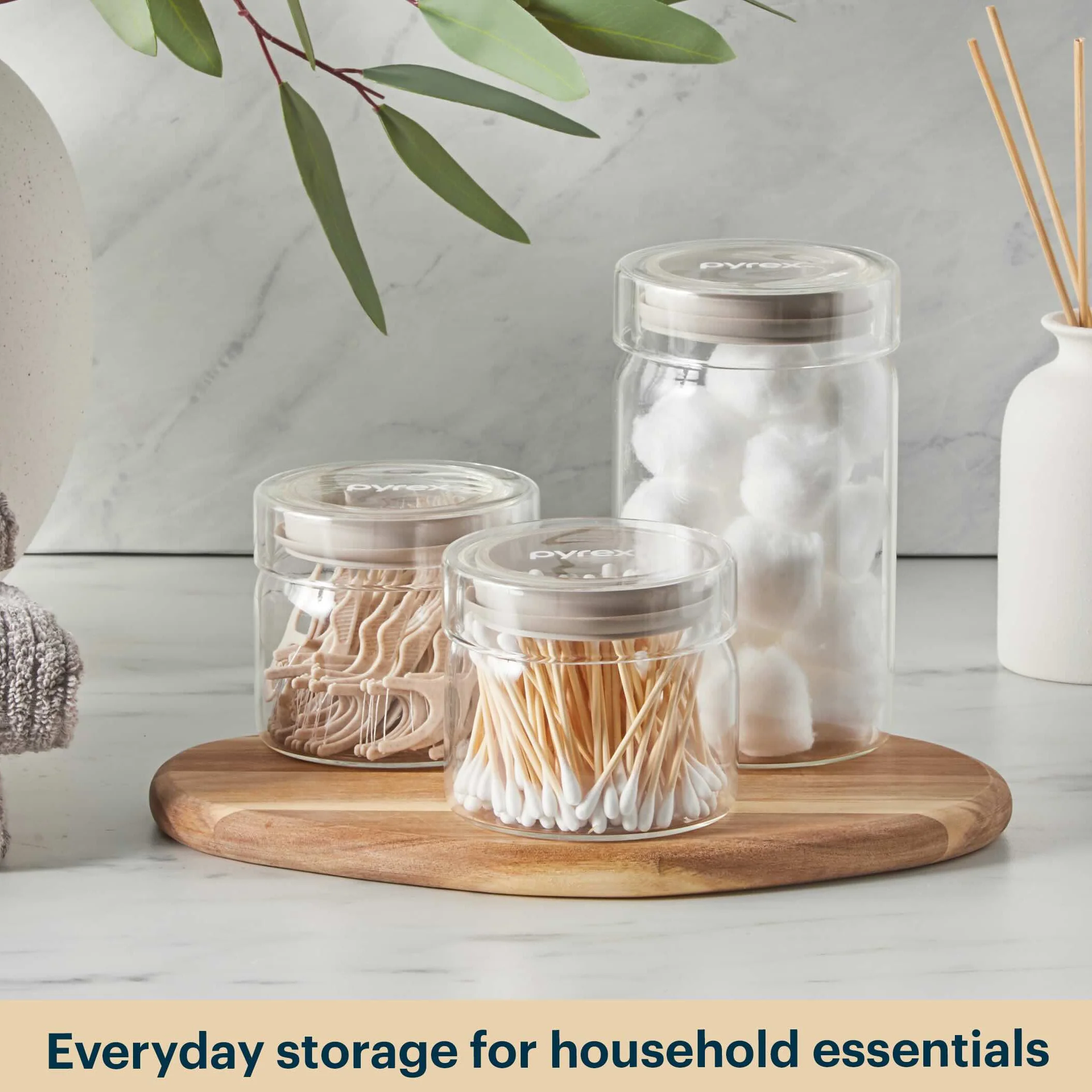 Pyrex® 4-Piece Glass Canister Set - Image 7