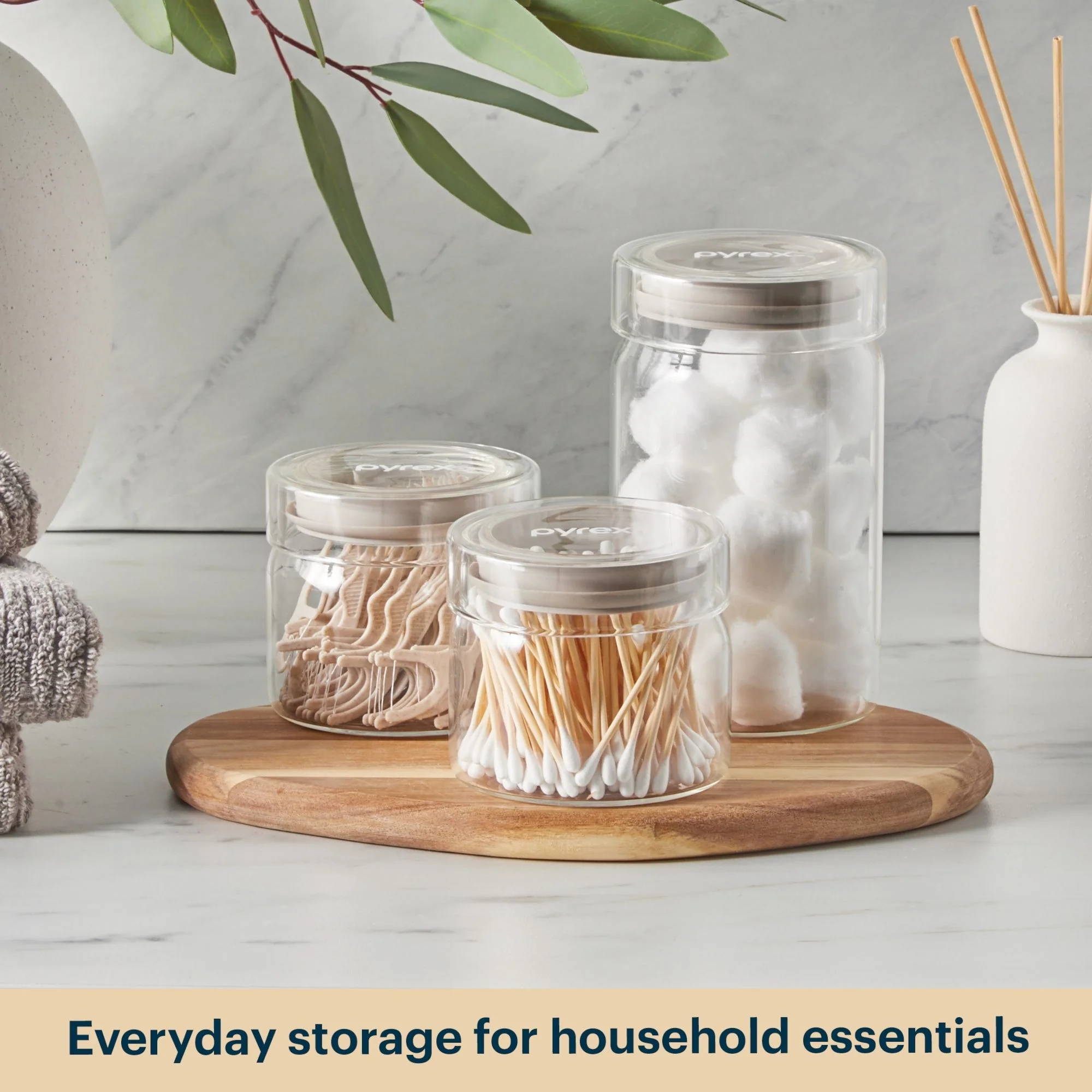 Pyrex® 6-Piece Glass Canister Set - Image 5