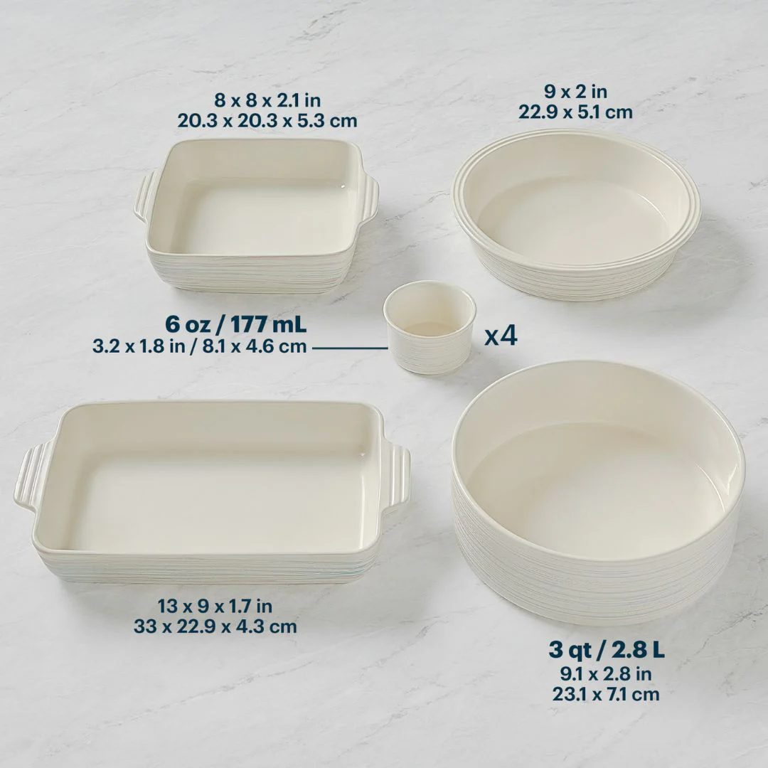 Pyrex® 8-Piece Ceramic Bakeware Set - Image 3