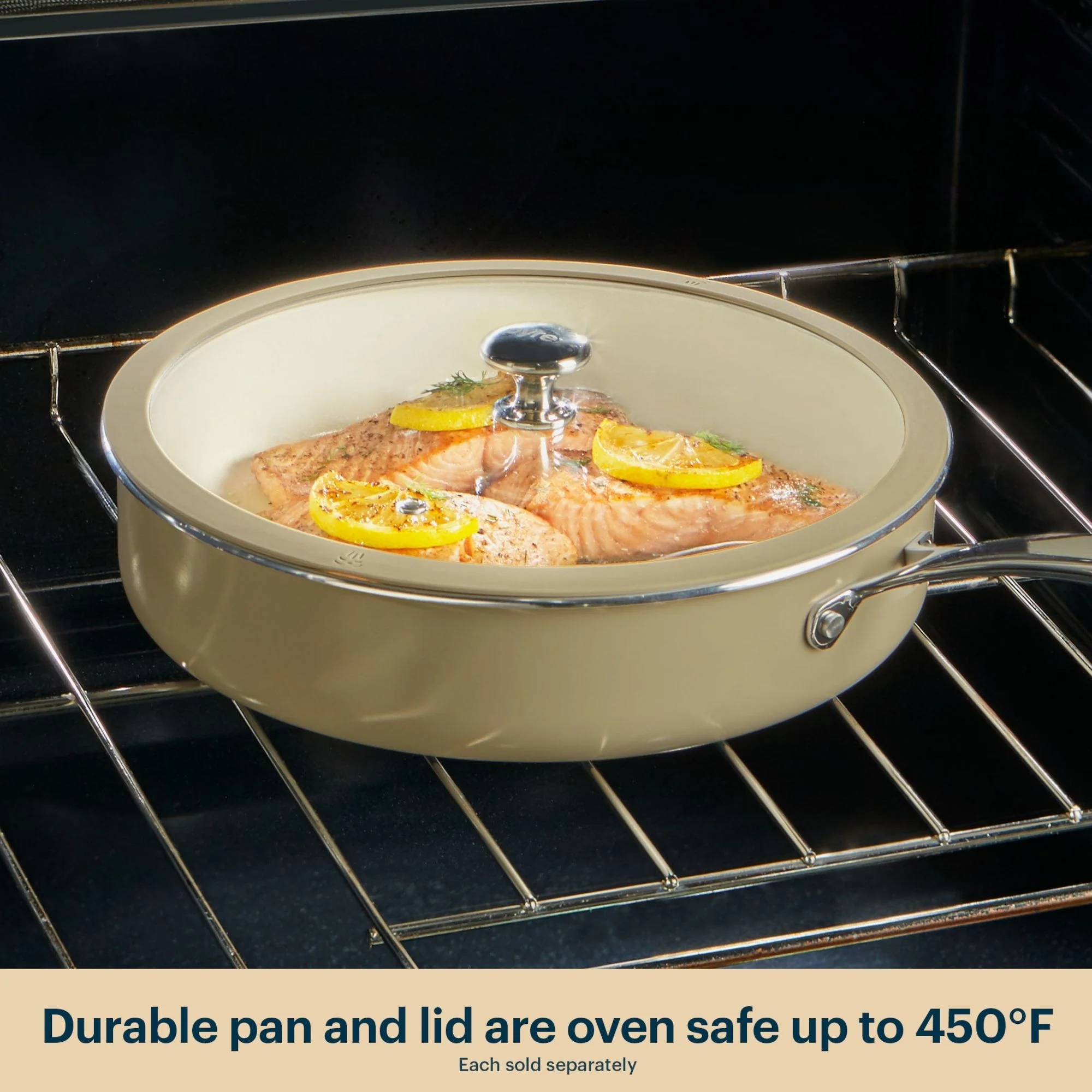Pyrex® Ceramic Cookware 10-in/4.5qt Stock Pot with Lid - Image 6