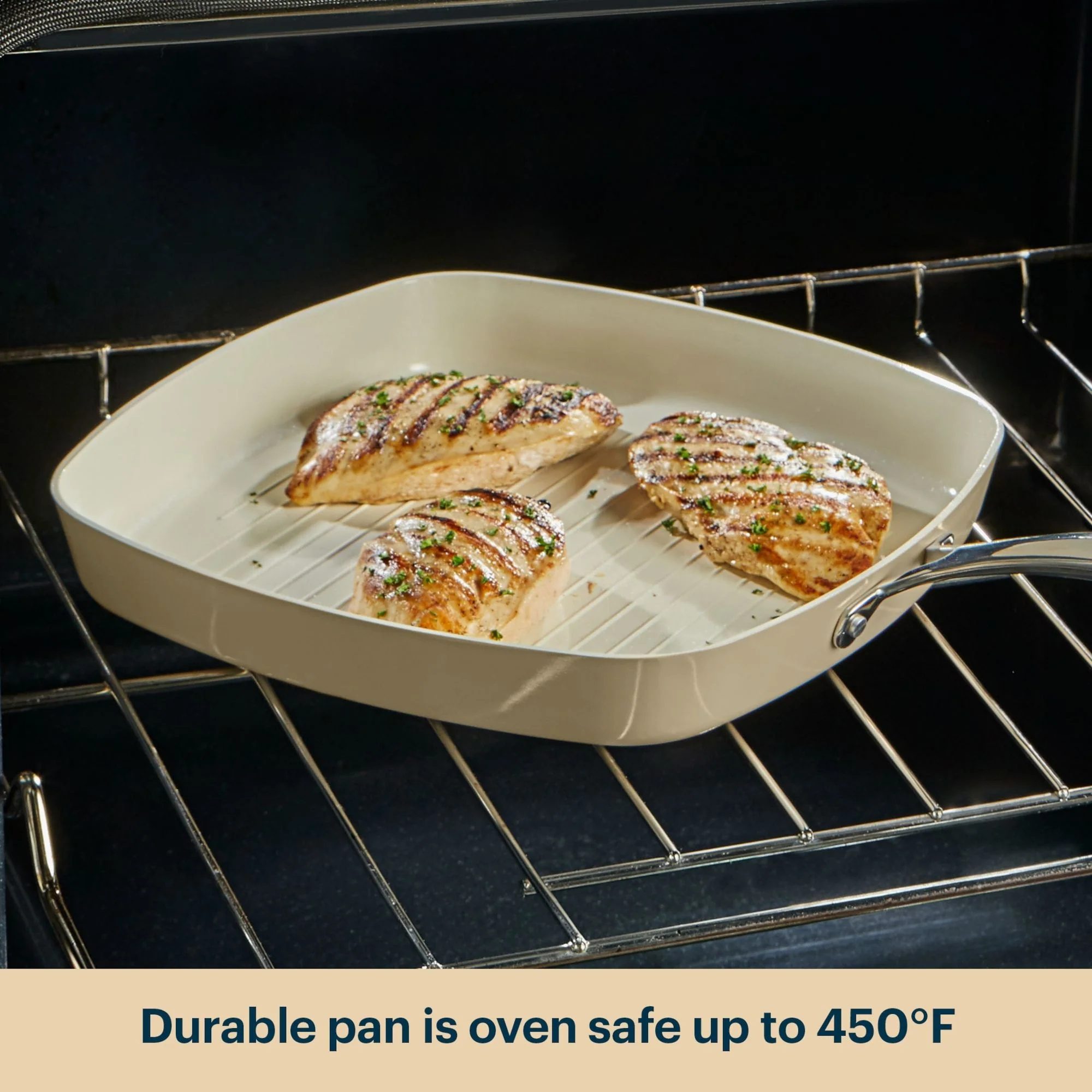 Pyrex® Ceramic Cookware 11.3-in Grill Pan - Image 6
