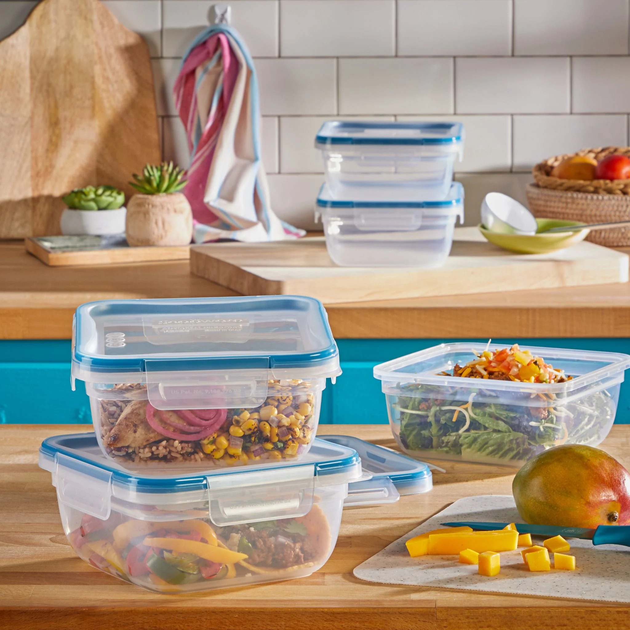 Snapware® Total Solution® 10-piece Square Plastic Food Storage Set - Image 3